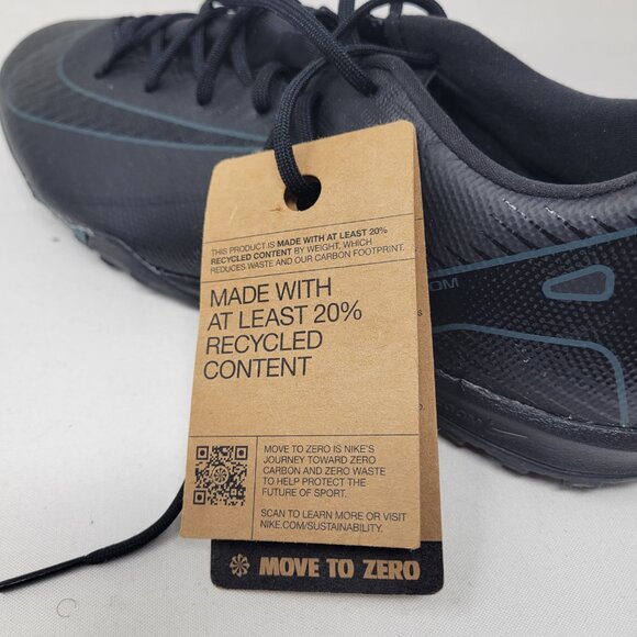 Nike Zoom Mercurial Vapor 16 Academy Tf Black-Deep Jungle Sz 9.5 [FQ8449-002] - Picture 12 of 16